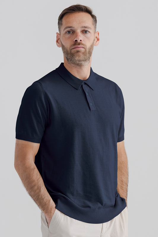 Navy Light Polo