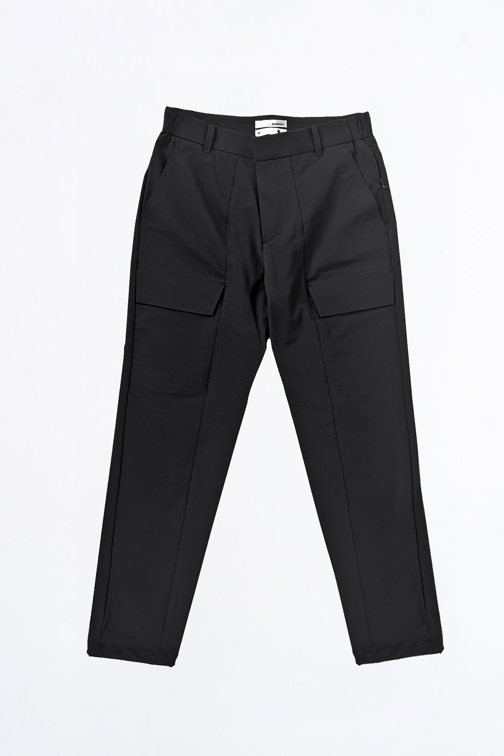 BLACK CARGO PANTS