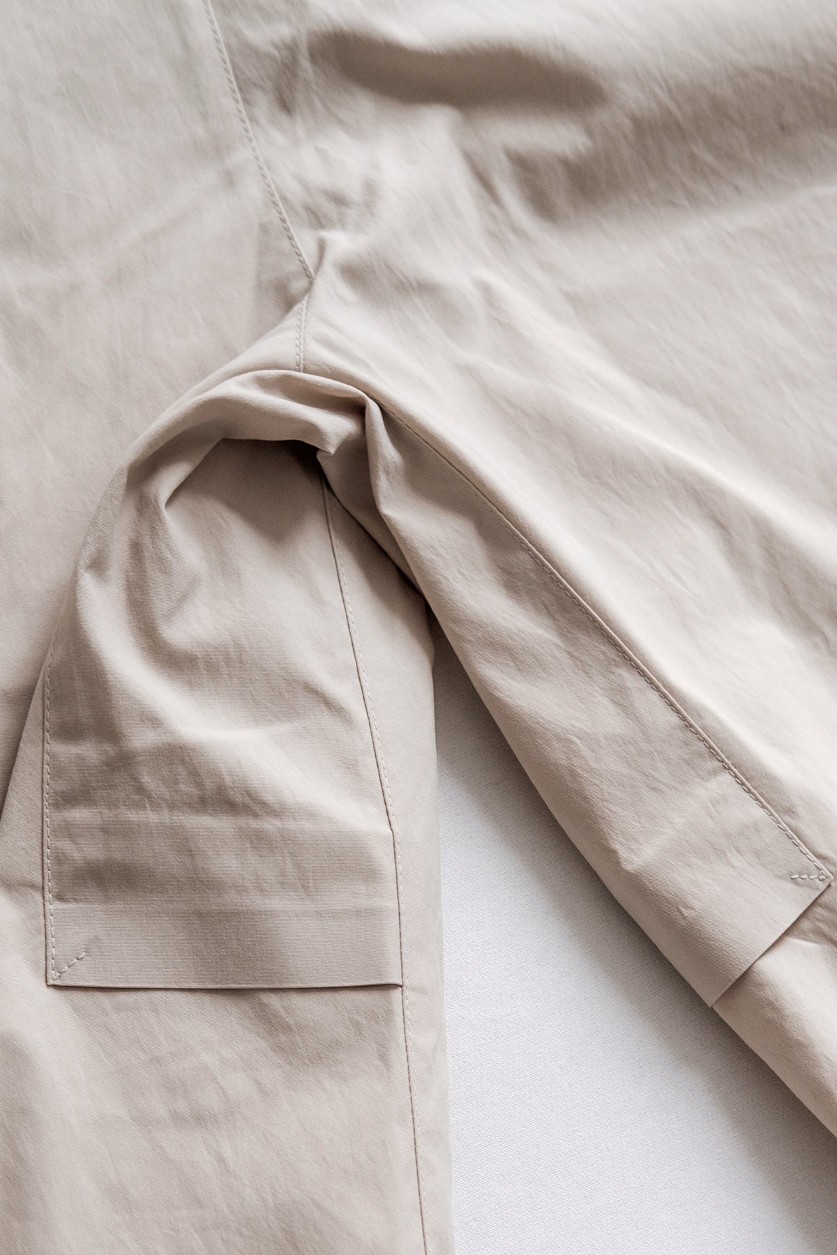 BEIGE LIGHT SUIT PANTS