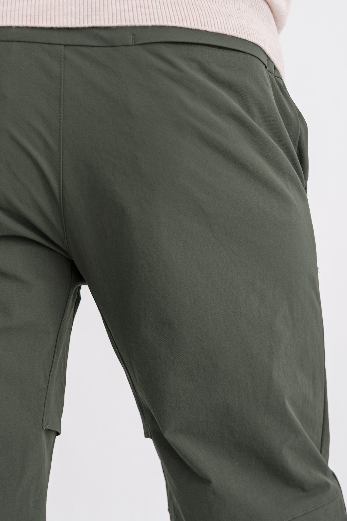 KHAKI SUIT PANTS